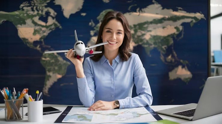 Tourist exploring a new culture